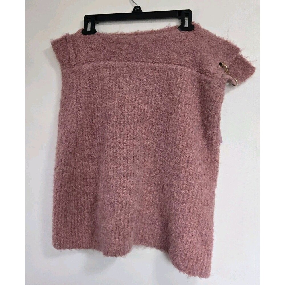 Wild Fable Skirt Womens 2XL Pink Midi Sweater Fleece Boho Festival Indie NWT